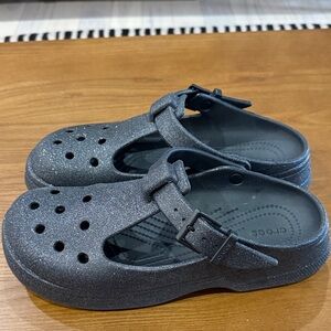 CROCS Women’s glitter Maryjane crocs